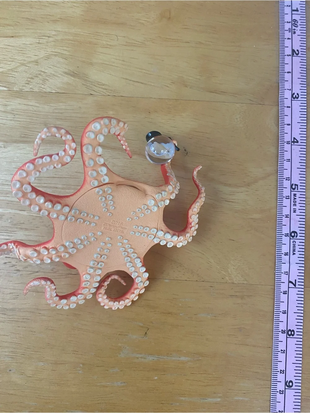 Hallmark Disney Finding Nemo Hank Octopus (2016) and Pearl (2006) Ornaments